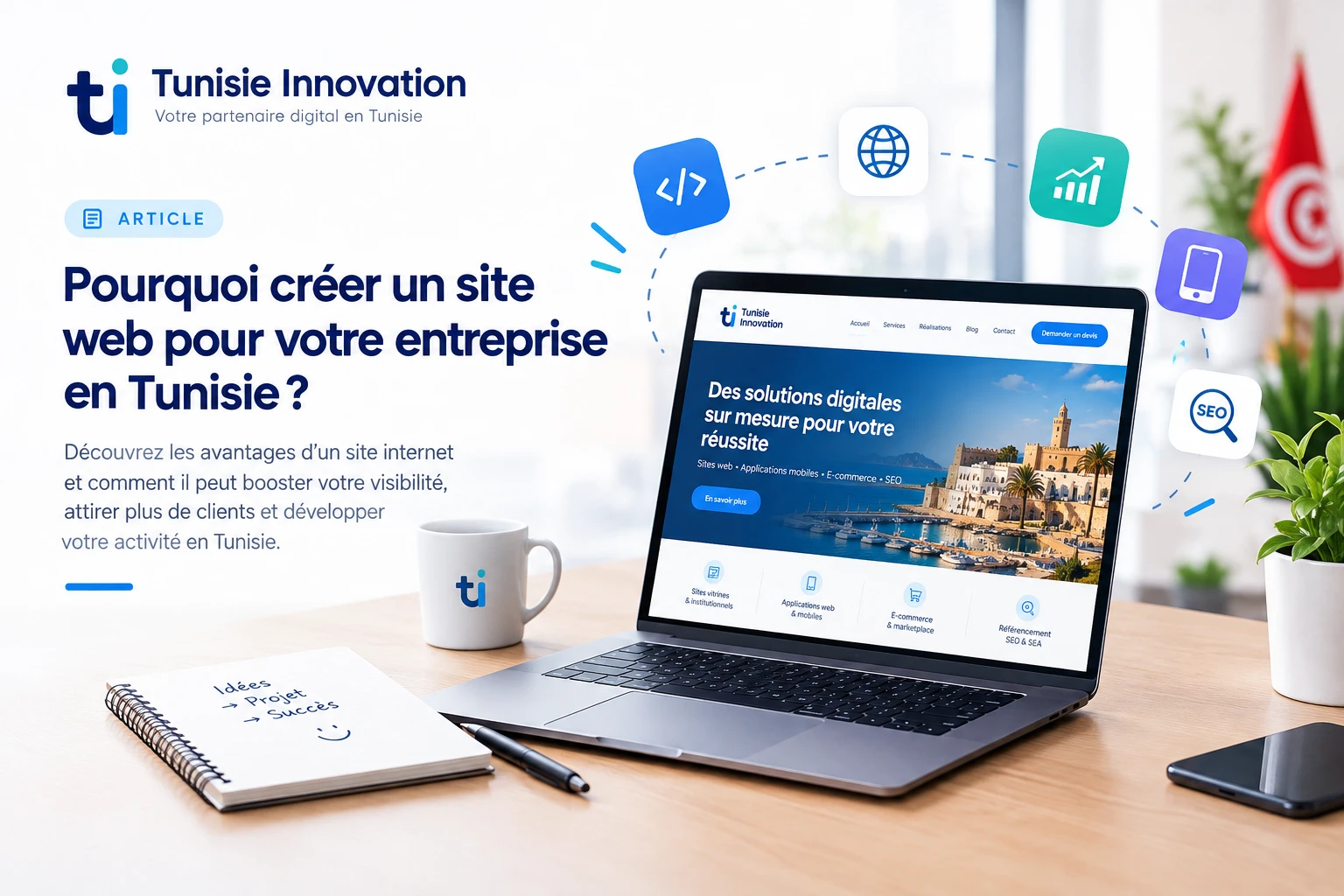 Typologie de projet web : Quel type de site internet choisir en Tunisie ?